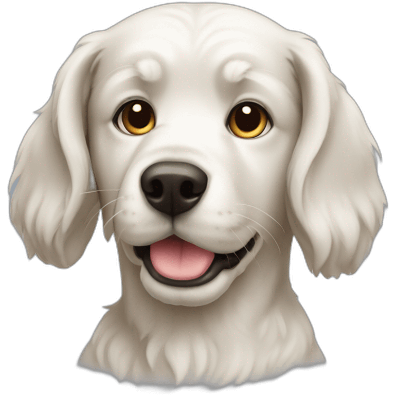 Chien sur chat emoji