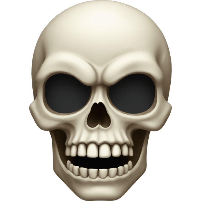 Crazy skull emoji