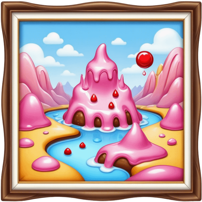 melting candy renaissance landscape emoji