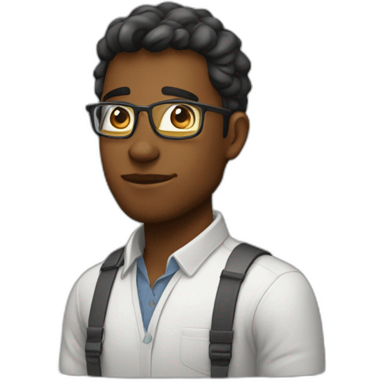 a developer intern who is working very hard now. emoji