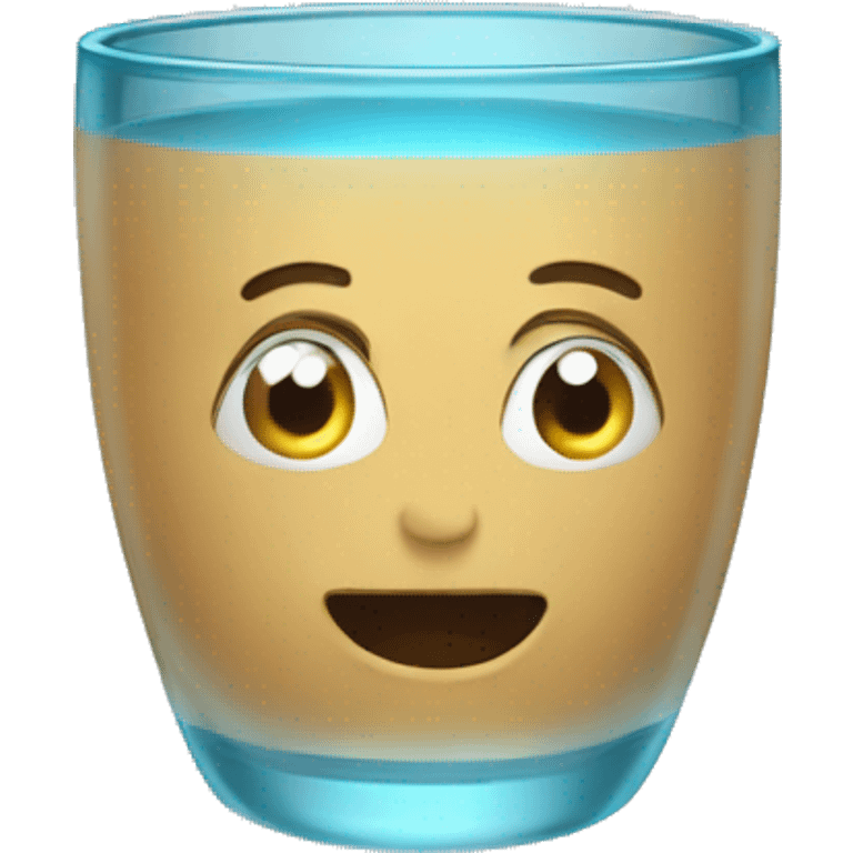 Vaso de agua emoji