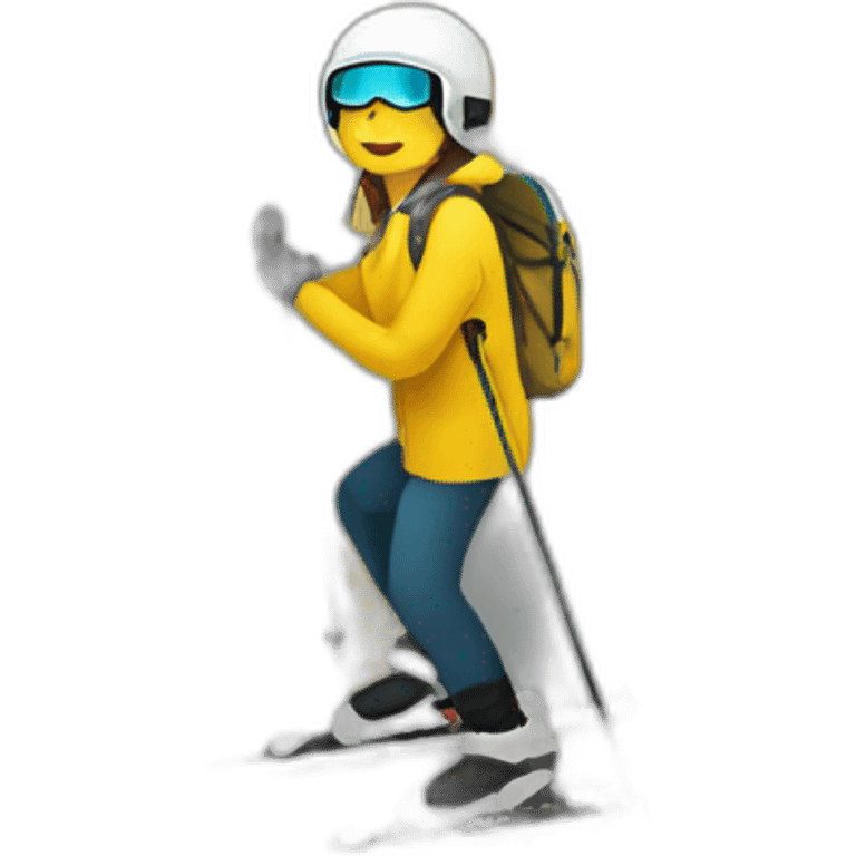 ski alpin emoji