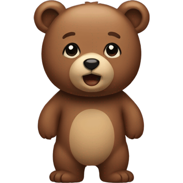 A small bear  emoji