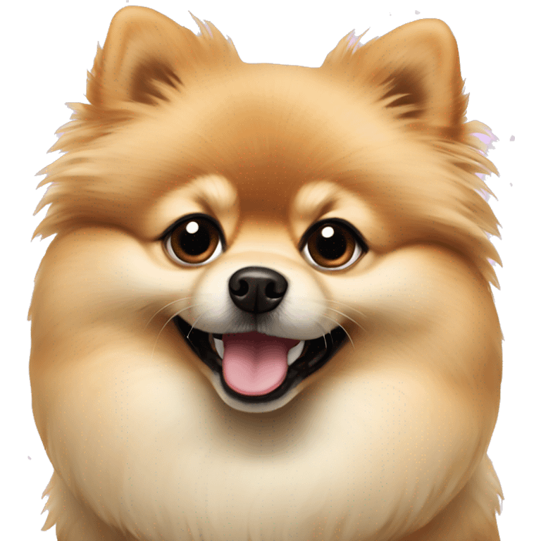 Birthday Creme Pomeranian  emoji