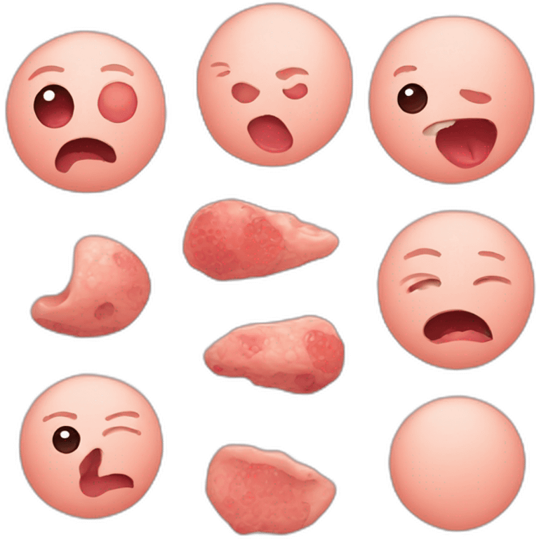 Skin infection emoji