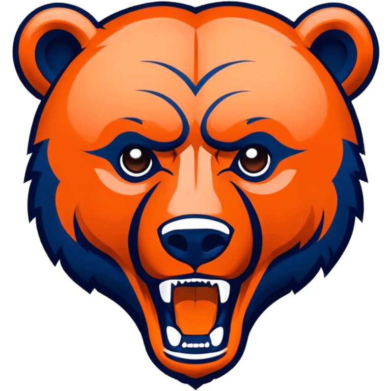 nfl custom bears logo emoji