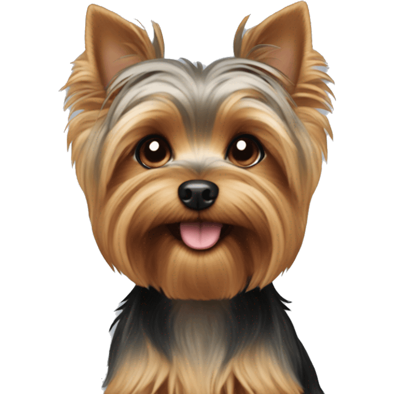 cute yorkie dog emoji