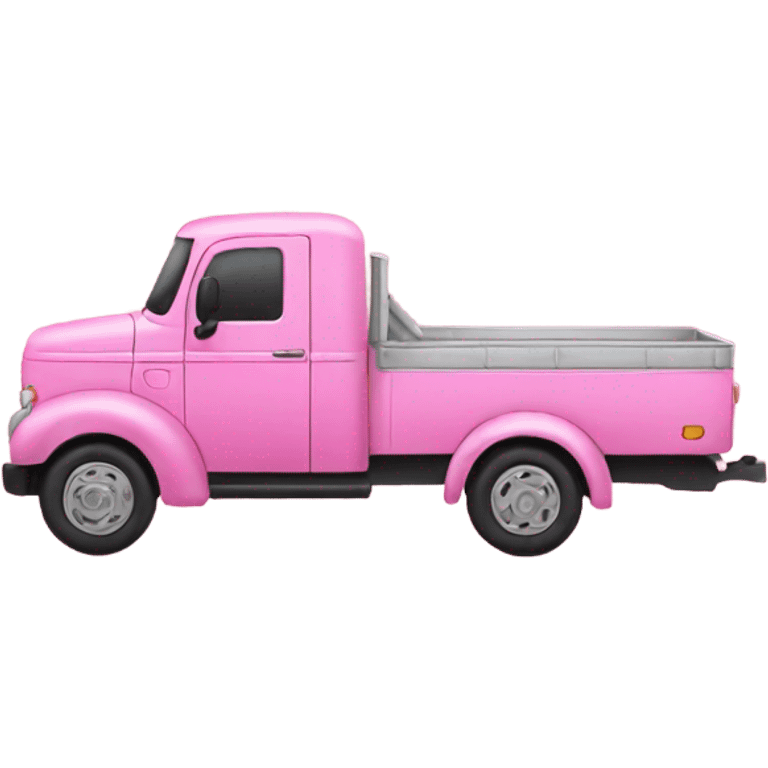 Pink truck emoji