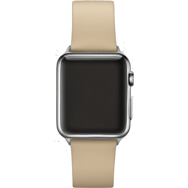 Iwatch beige band emoji