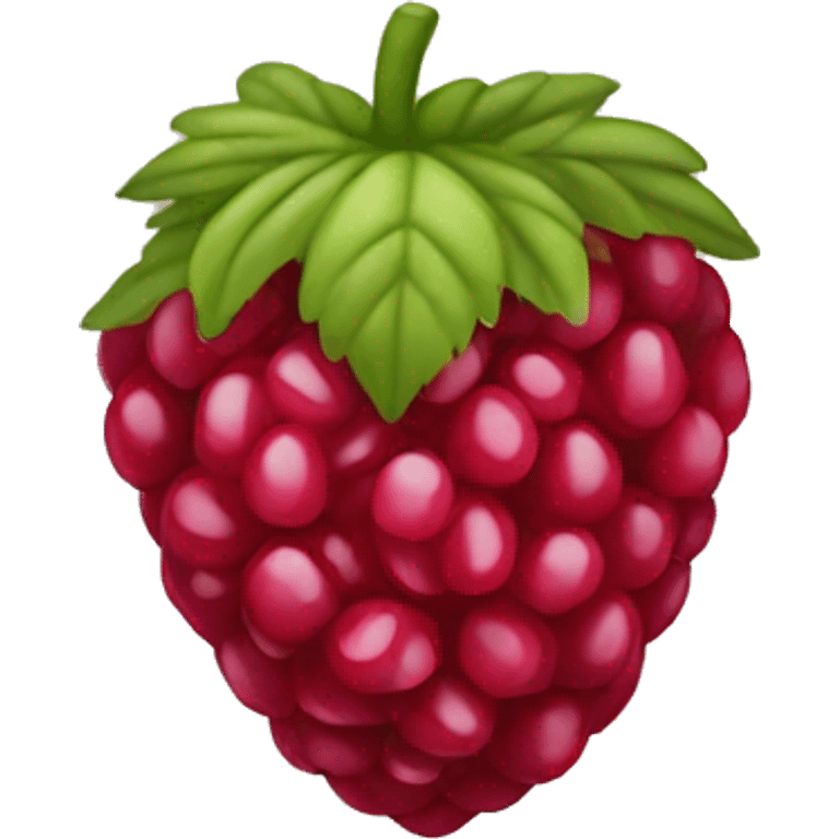 Red raspberry emoji