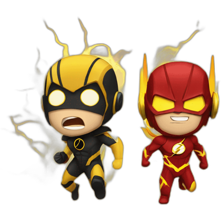 flash and reverse flash emoji