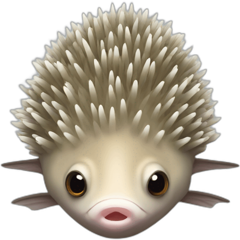 hedgehog fish emoji