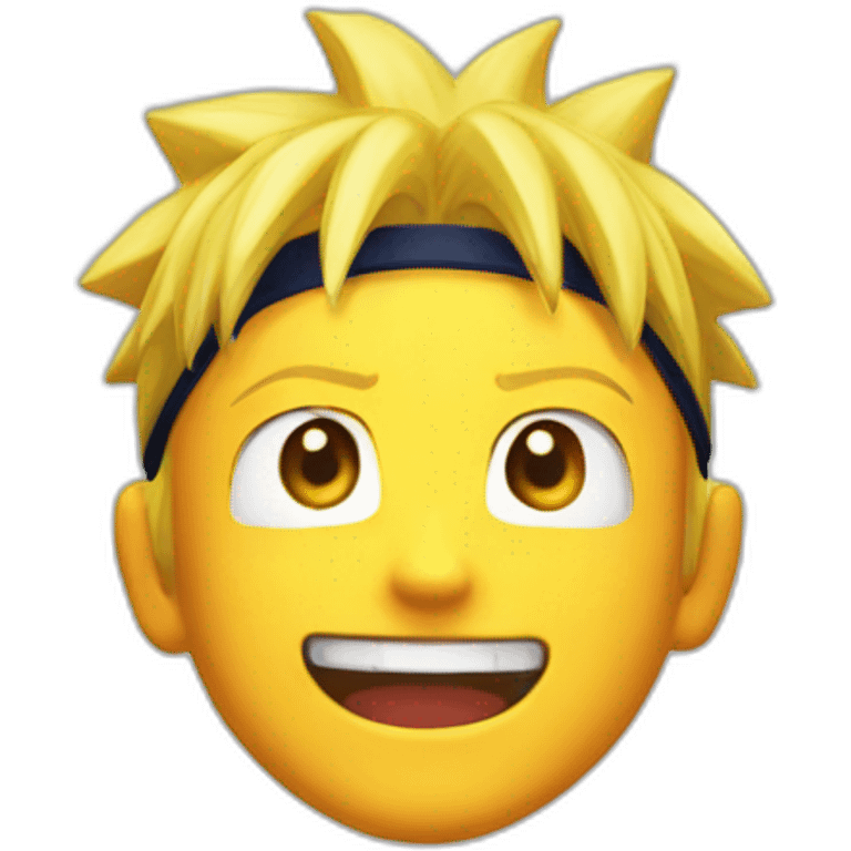 Naruto uzumaki happy emoji