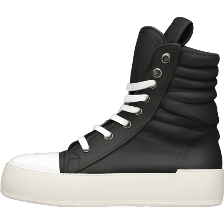 Rick owens geobasket sneaker emoji