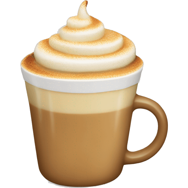 Crème brule latte Christmas emoji