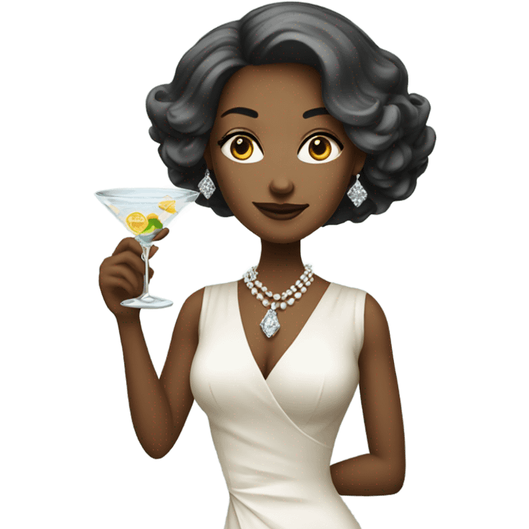 rich white women sipping martinis  emoji