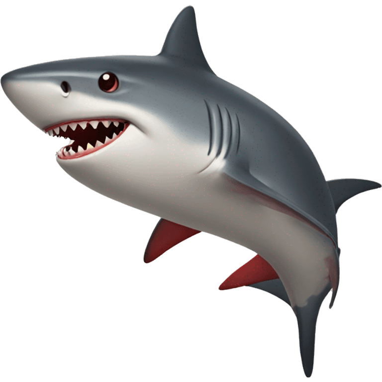 Red shark  emoji