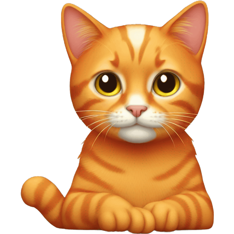 Orange cat emoji