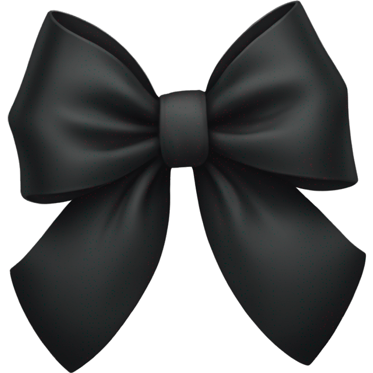 Black bow  emoji