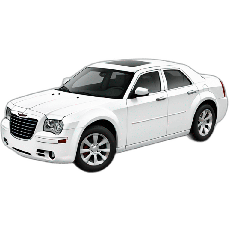 Chrysler 300c white  emoji