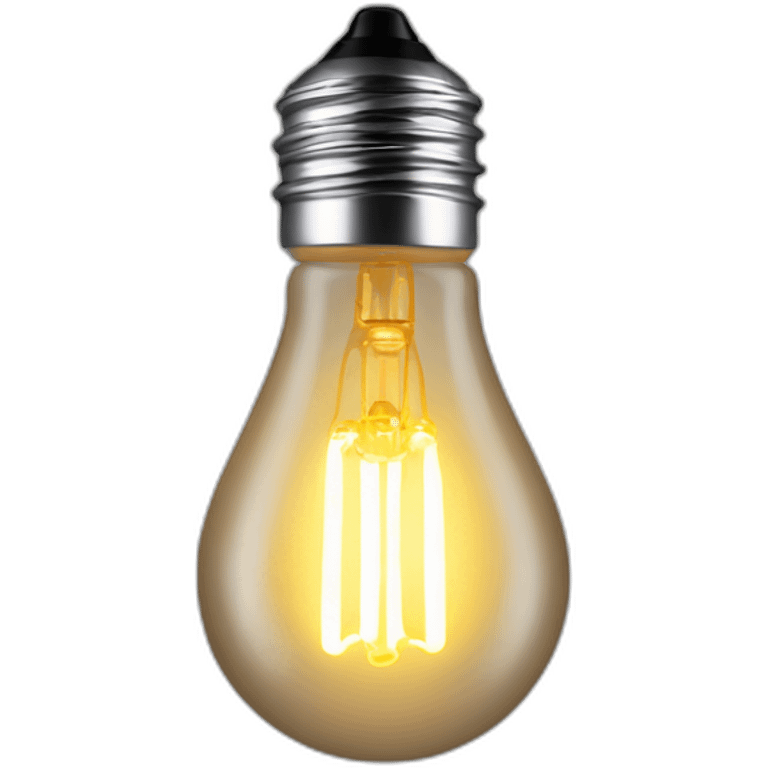 artificial inteligence lamp bulb emoji