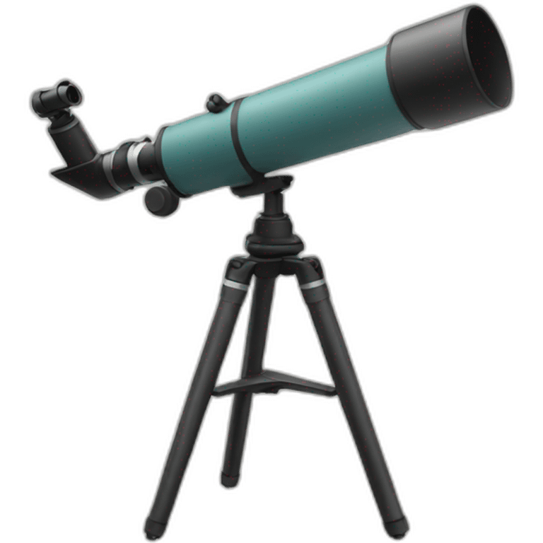 A telescope for stargazing. emoji