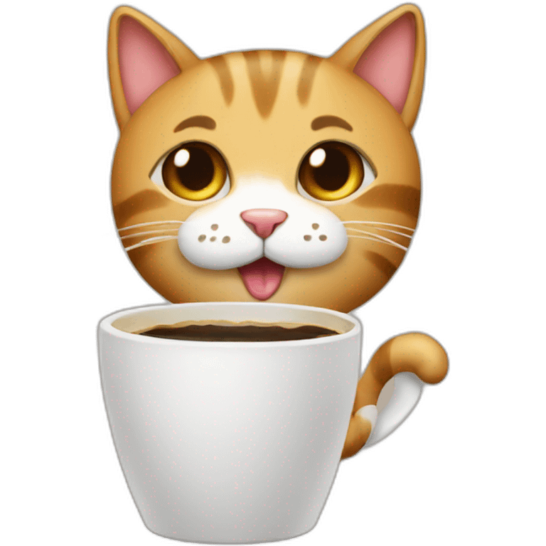 coffee-cat emoji