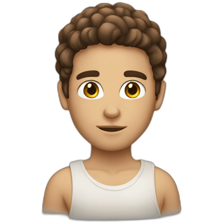 Daniel nass brazilian white skin brown hair emoji