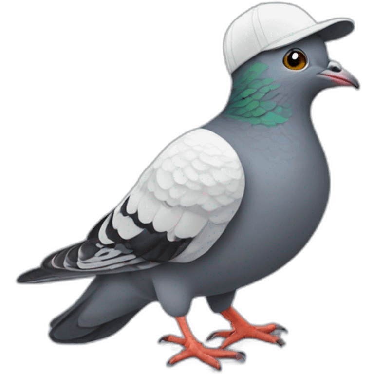 pigeon in cap emoji