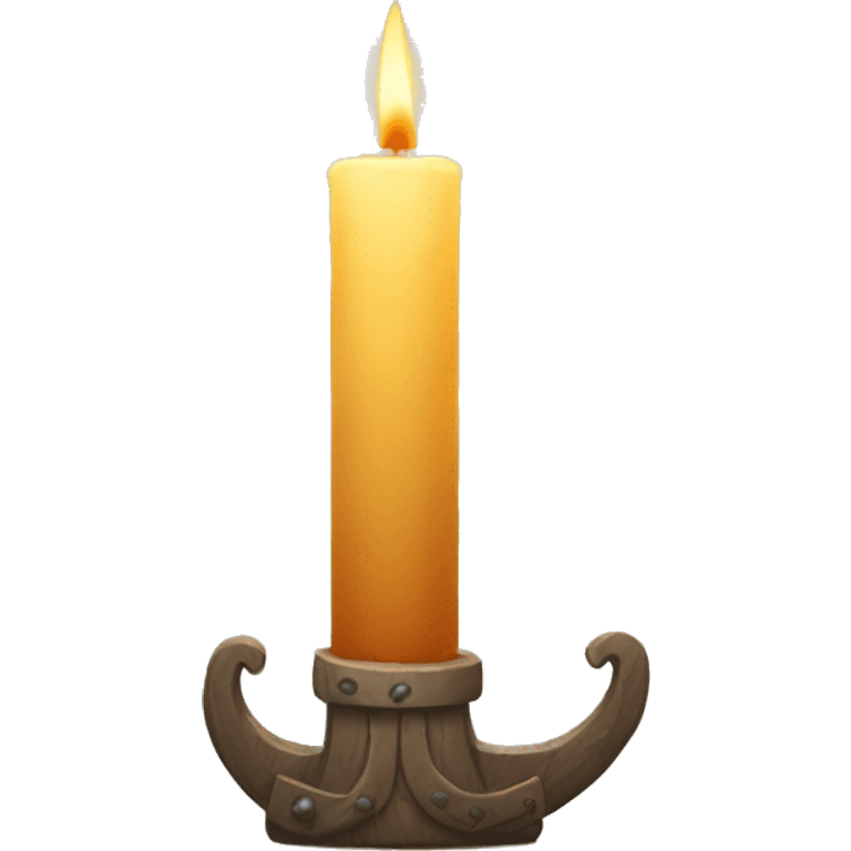 Viking style candle  emoji