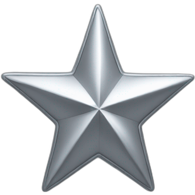 Silver star emoji