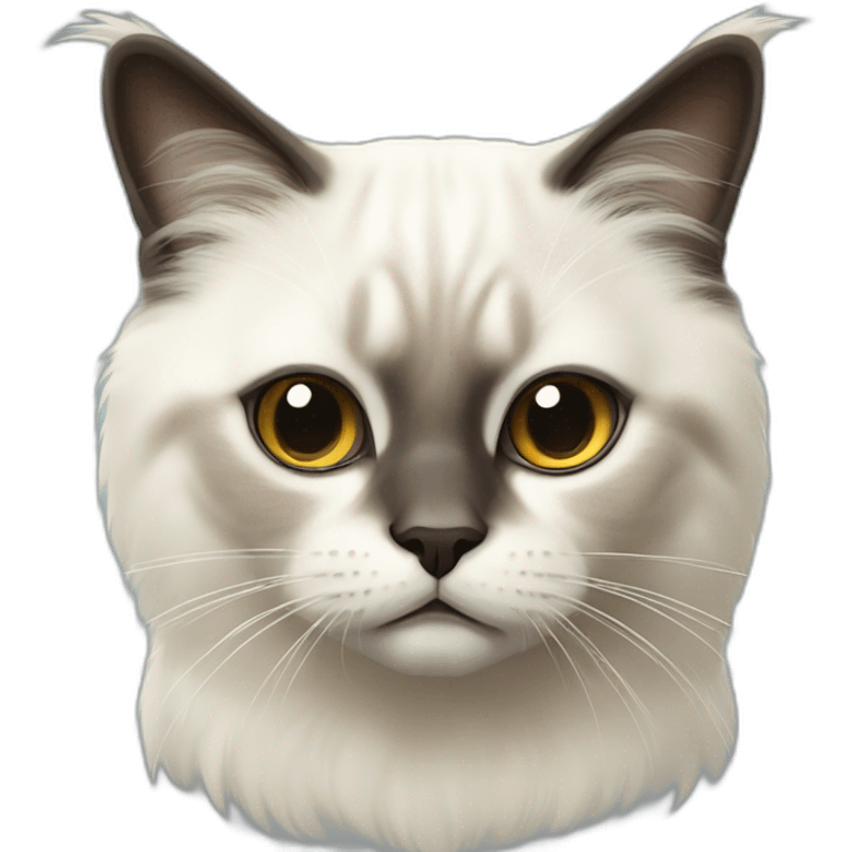 Sacred Birman cat emoji