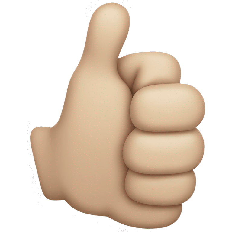 white thumbs up emoji