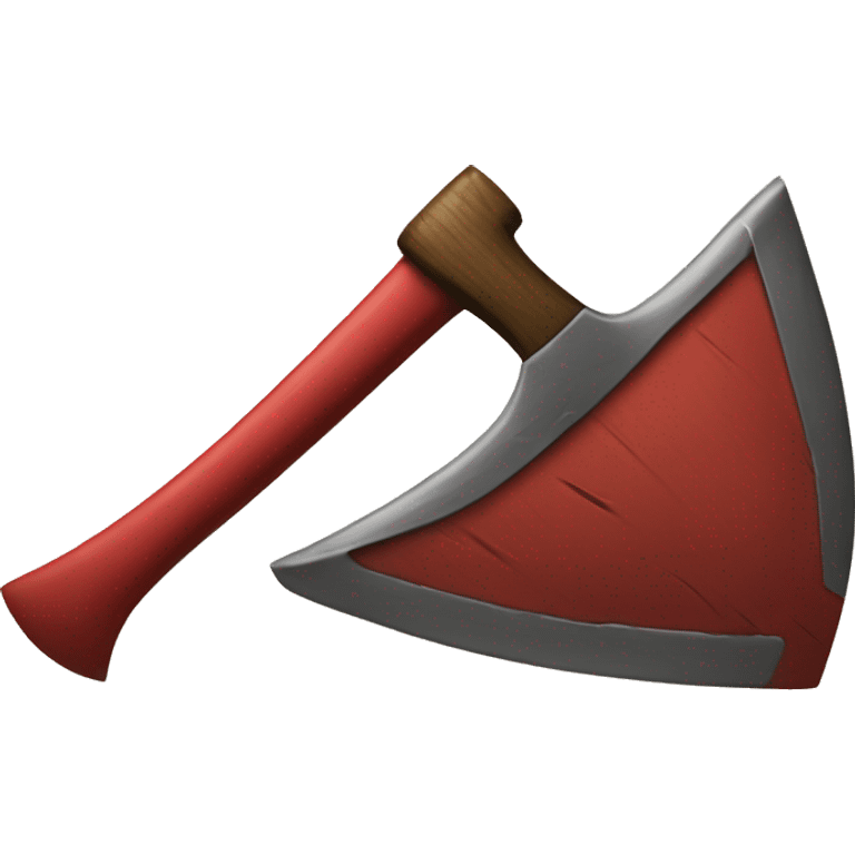 Axe red emoji