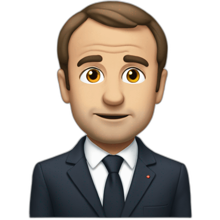 Macron qui fume emoji