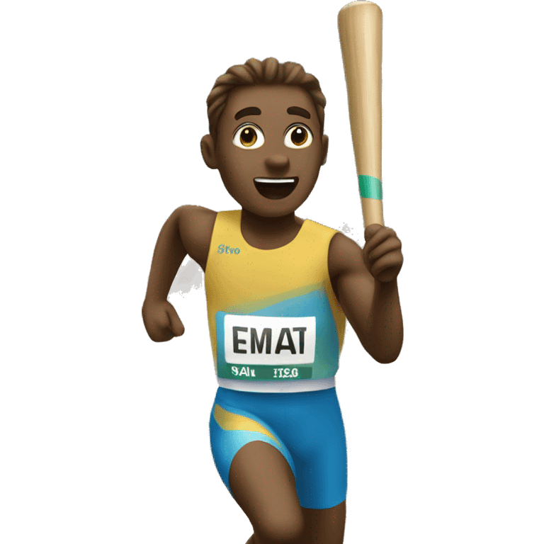 baton rela race emoji