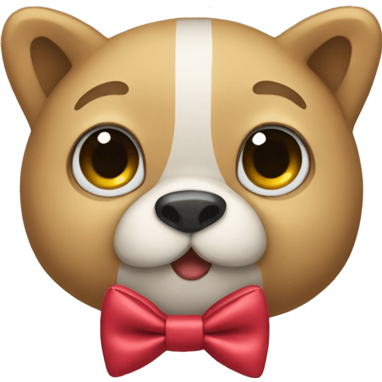 A cute bow tie emoji