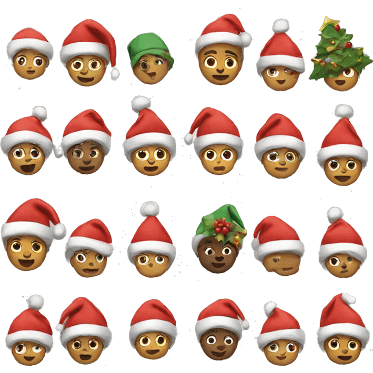 Christmas emojis emoji