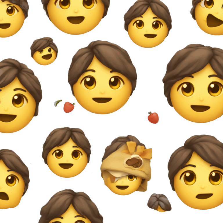 Chica sentadillas emoji