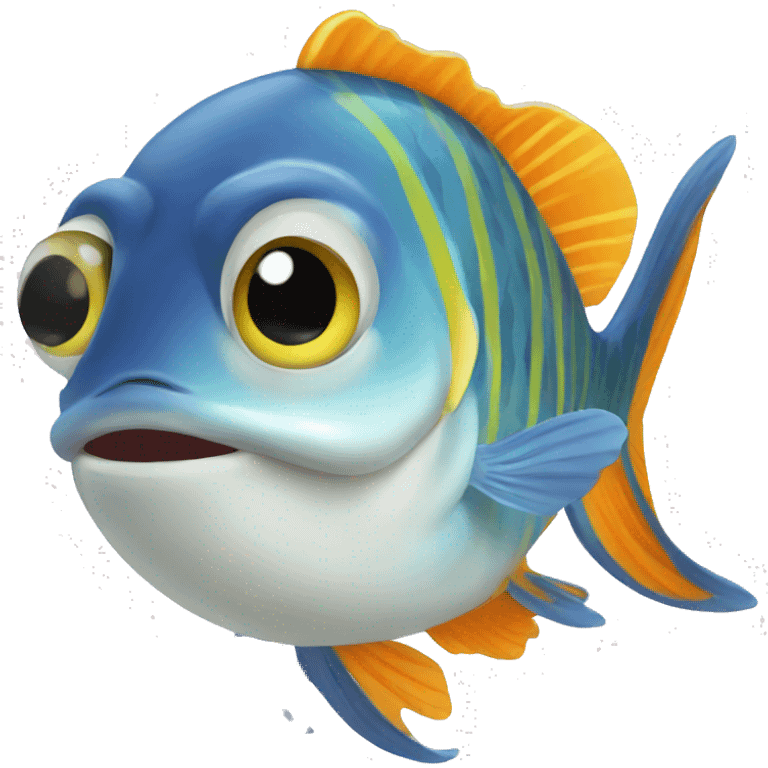 Cute fish emoji