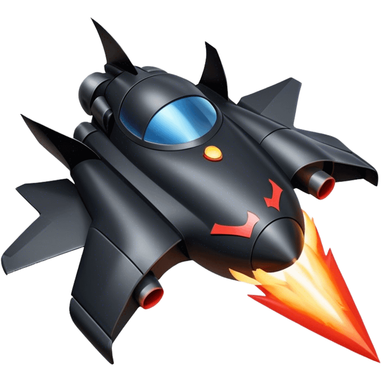 batmobile in rocket ship boom rocket at take-off  emoji