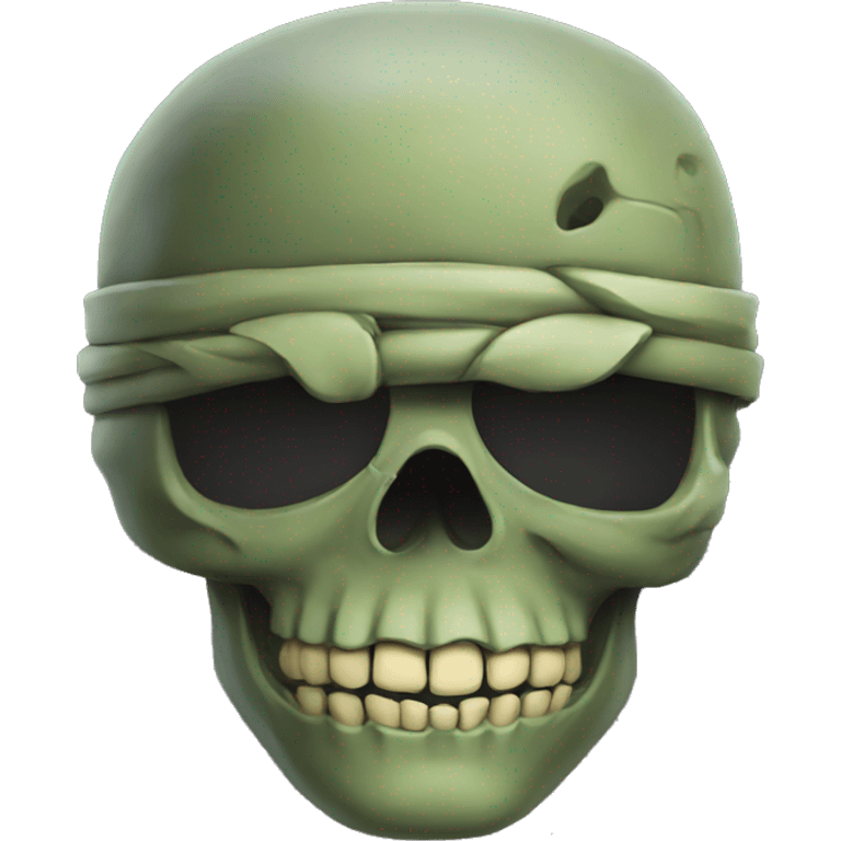 donatello as a skull head emoji