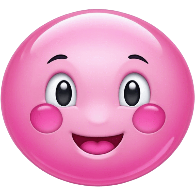 Pink iOS emoji bubble emoji