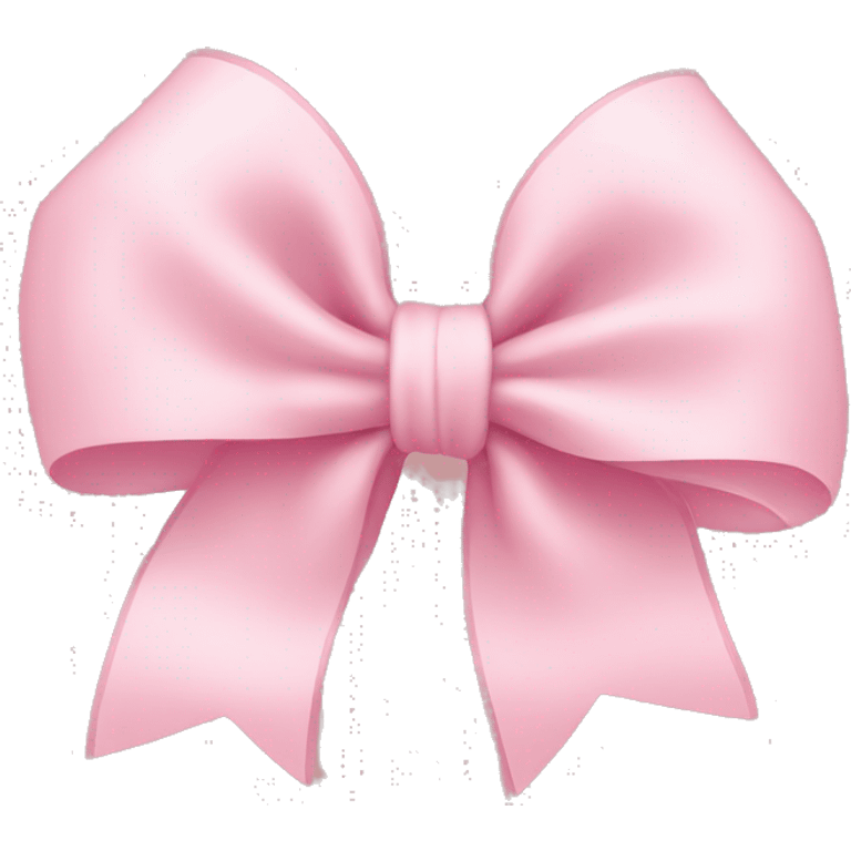 light pink bow on light pink bow emoji