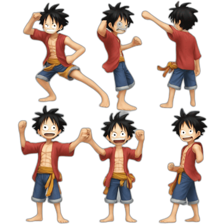 Luffy giving his iconic pose  emoji