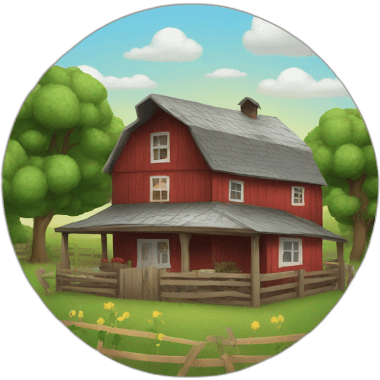 farmhouse emoji