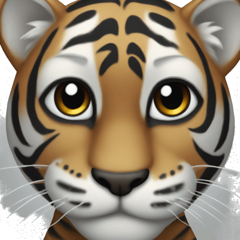 black tiger emoji