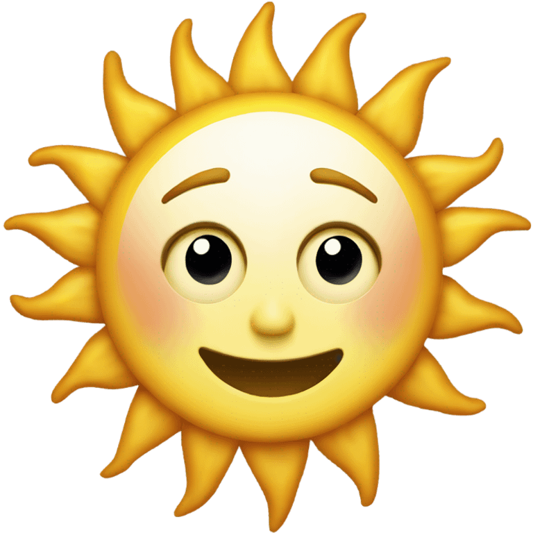 the sun emoji