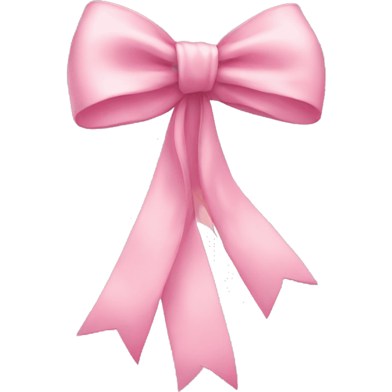 A delicate pink bow  emoji