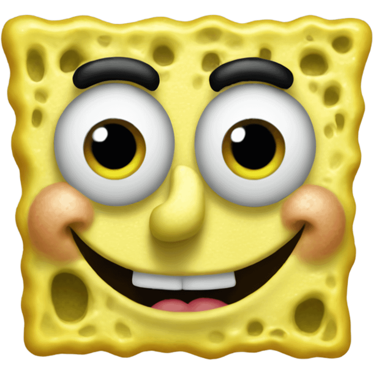 Hyper realistic spongebob  emoji